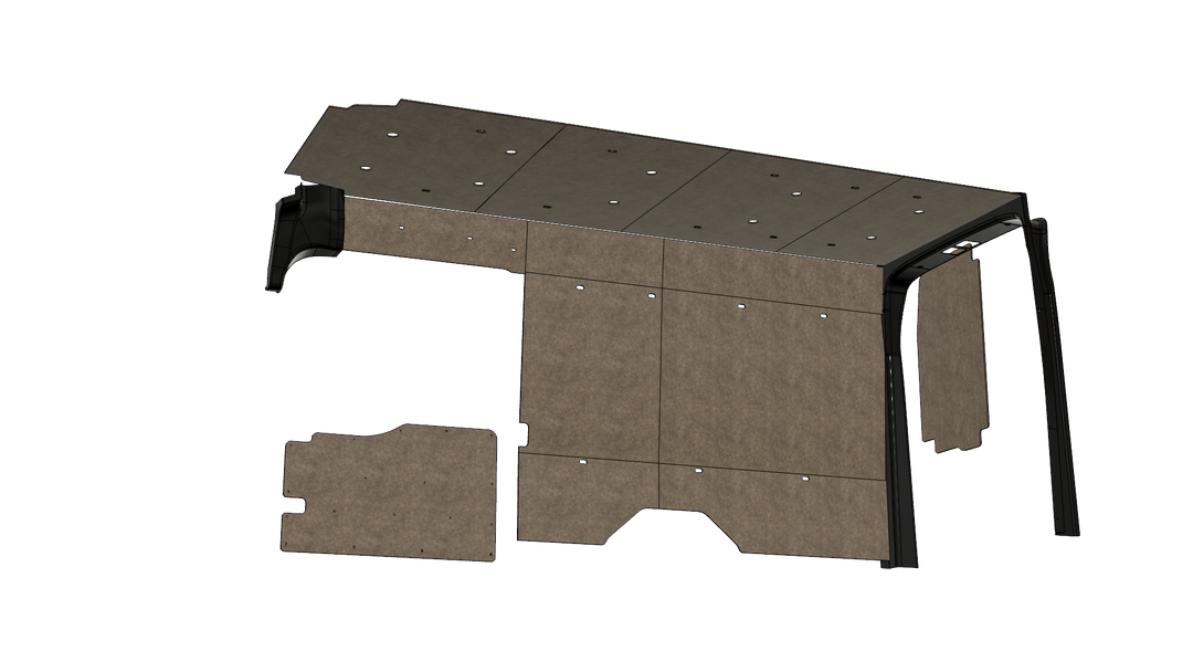 Transit 148 EXT Felt Wall Kit For Go Code Trim