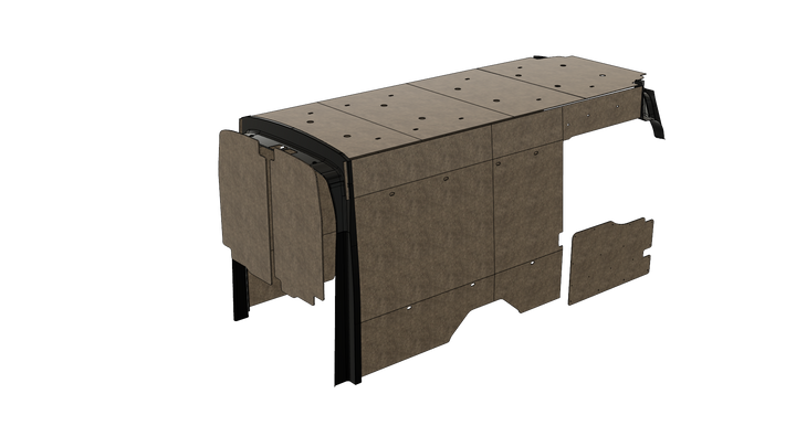 Transit 148 EXT Felt Wall Kit For Go Code Trim