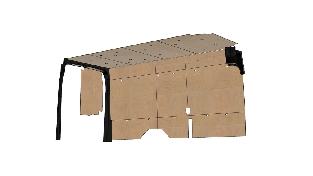 Transit 148 EXT Wood Wall Kit For Go Code Trim