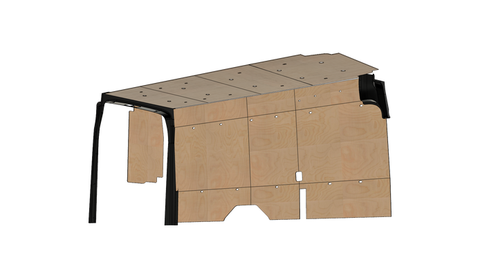 Transit 148 EXT Wood Wall Kit For Go Code Trim