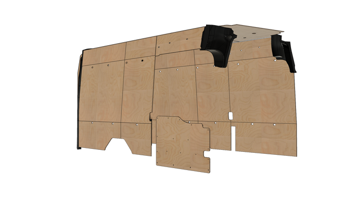 Transit 148 EXT Wood Wall Kit For Go Code Trim