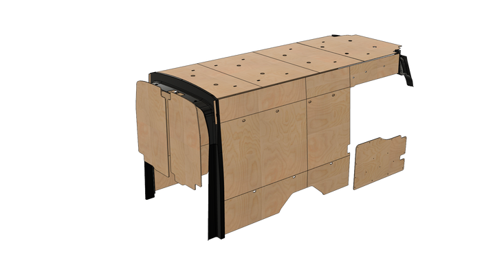 Transit 148 EXT Wood Wall Kit For Go Code Trim