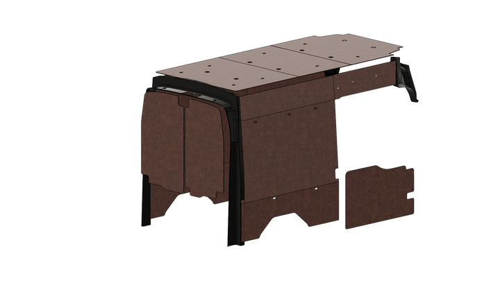 Transit High Roof 148 Felt Wall Kit For Go Code Trim