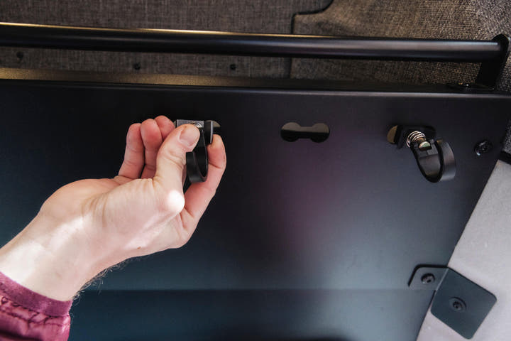 Ford Transit Headliner Shelf &amp; Curtain Rod - AVC RIG