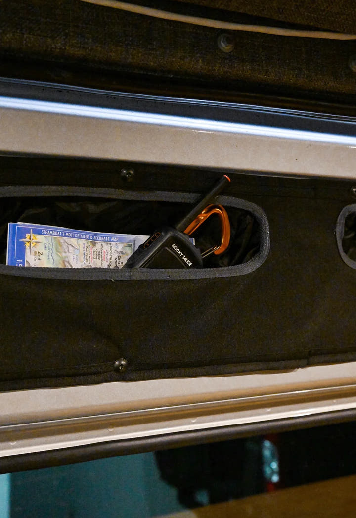 Mercedes Sprinter Upper Sliding Door Storage Panel - AVC RIG