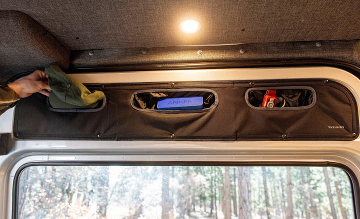 Mercedes Sprinter Upper Sliding Door Storage Panel - AVC RIG