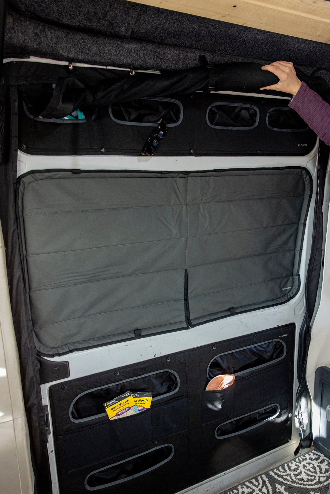 Ram Promaster Upper Sliding Door Storage Panel