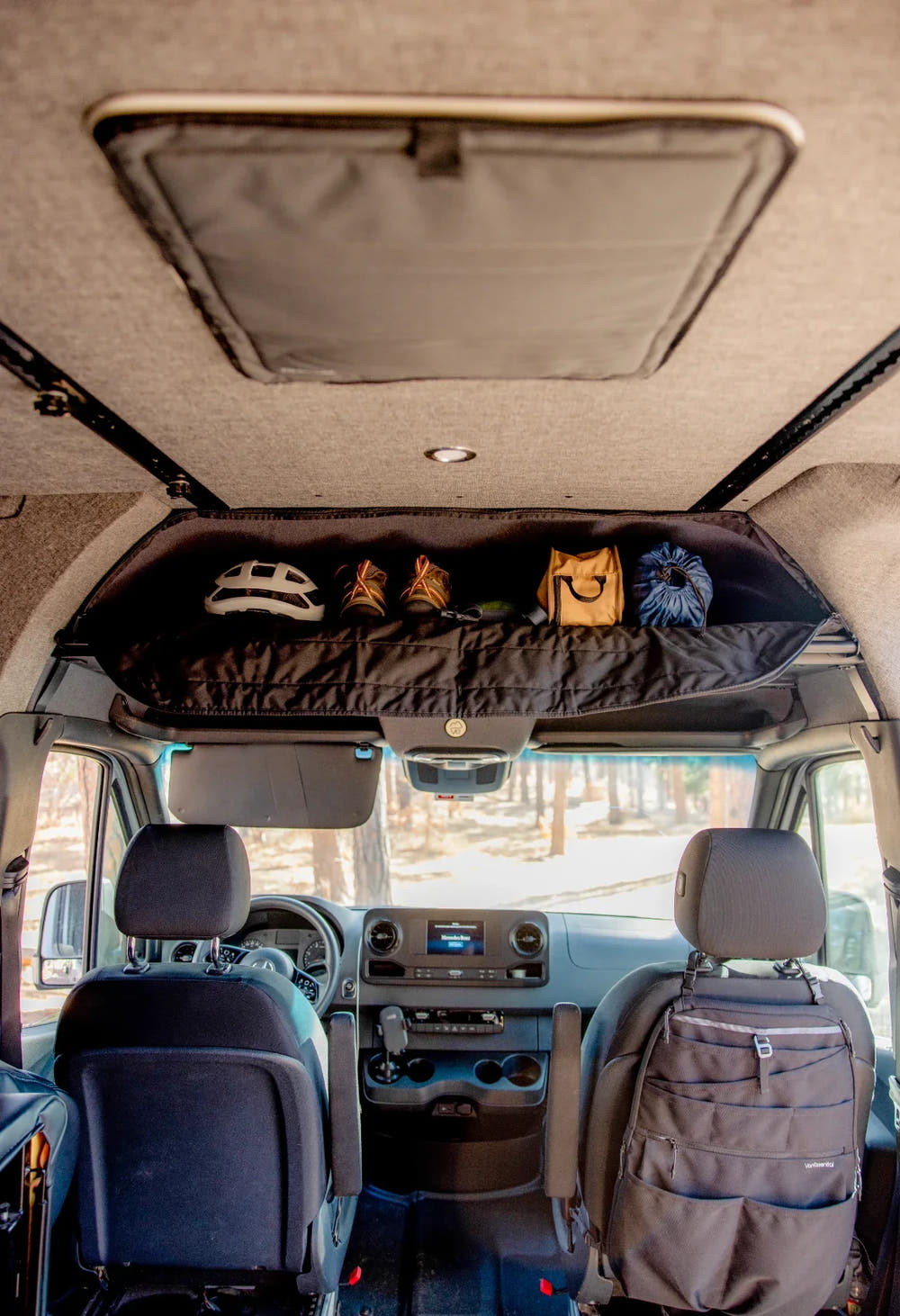 Mercedes Sprinter Headliner Shelf Cover - AVC RIG