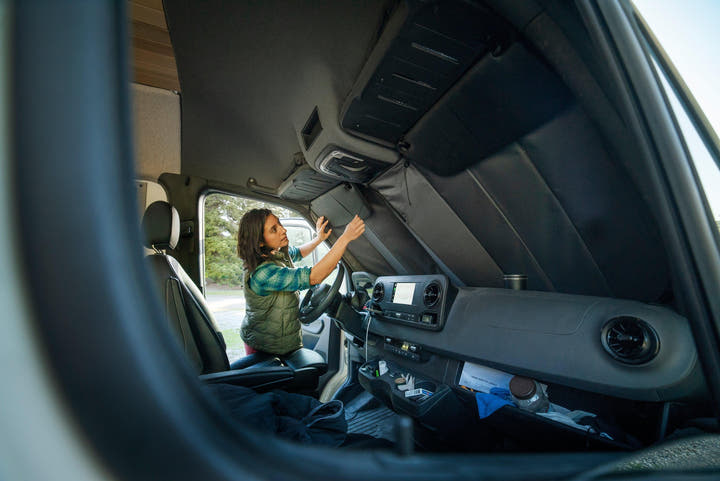 Mercedes Sprinter Stealth Front Windshield Cover - AVC RIG