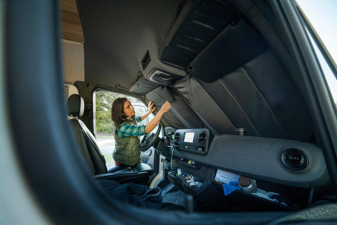 Mercedes Sprinter Stealth Front Windshield Cover - AVC RIG