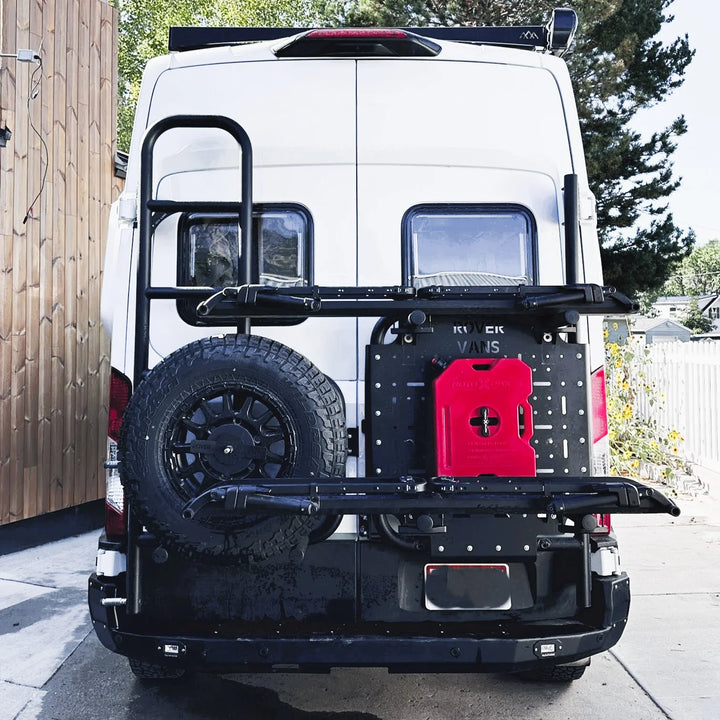 Rover Vans Tire Carrier Ladder Combo