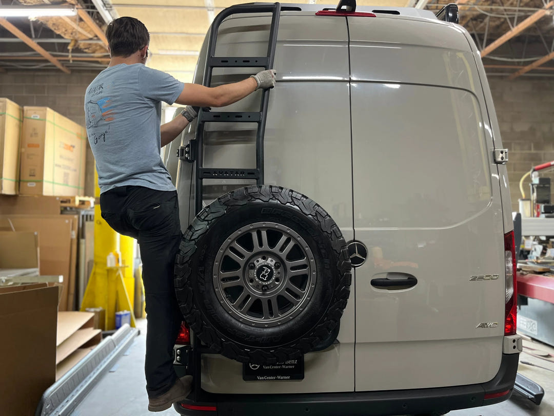 Avatar Van Rear Ladder Tire Carrier - AVC RIG
