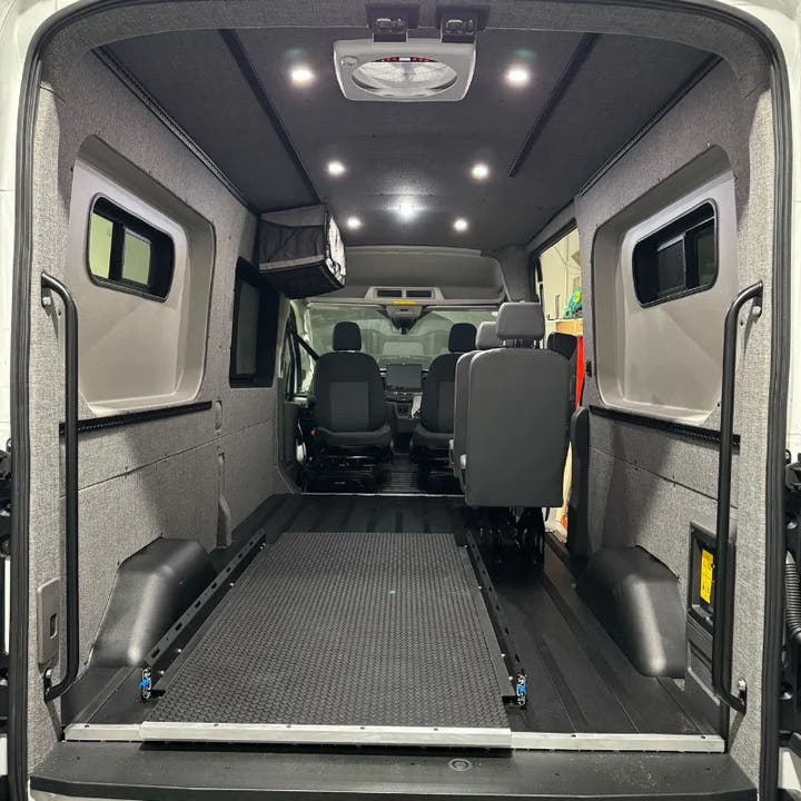Ford Transit Innie Sleeper: Passenger-Side - AVC RIG