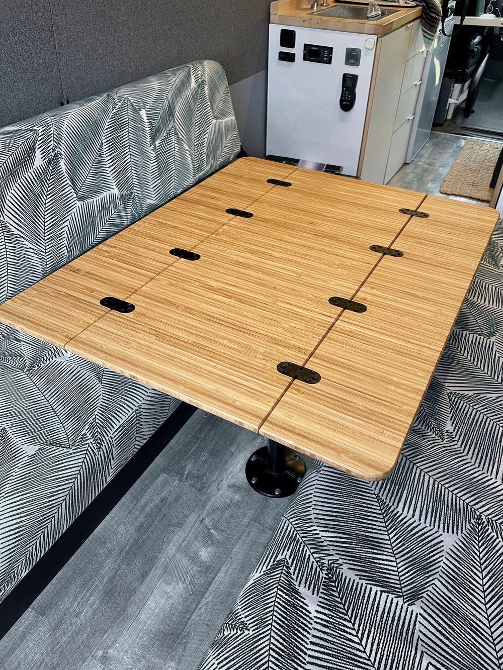 The Horizon Dining Bamboo Table 1/2" Thick For Camper Vans and RVs - AVC RIG
