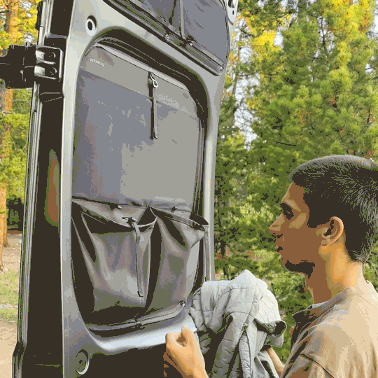 Ram Promaster Middle Rear Door Storage Panels (Pair) - AVC RIG