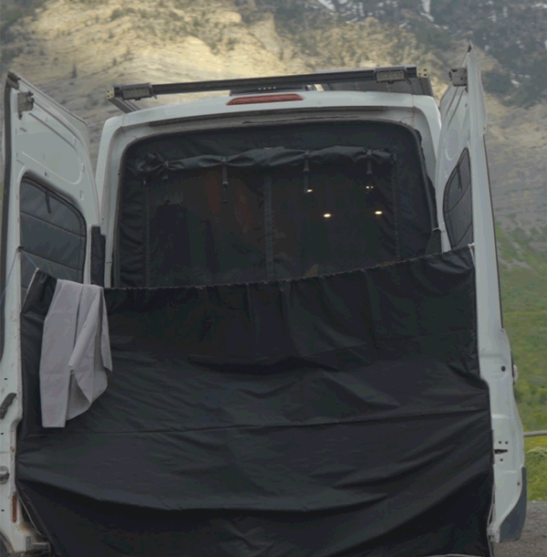 Rear Door Shower Screen - AVC RIG
