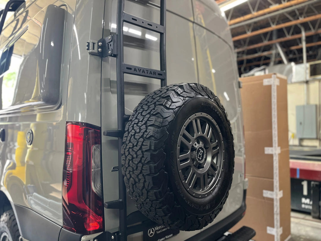 Avatar Van Rear Ladder Tire Carrier - AVC RIG