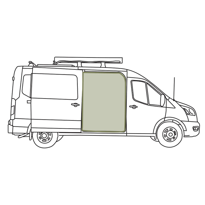 VanEssential Ford Transit Sliding Door Bug Screen