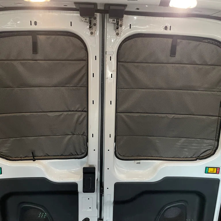 VanEssential FORD Transit Rear Door Window Covers (Pair)