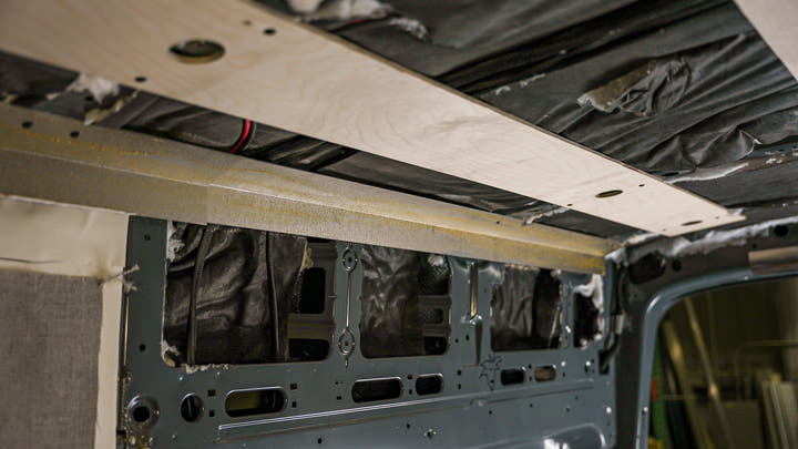 Ford Transit Wall to Ceiling Support - AVC RIG