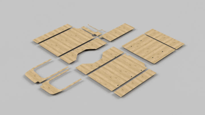 Ford Transit 148 Crew Wall Kit - AVC RIG